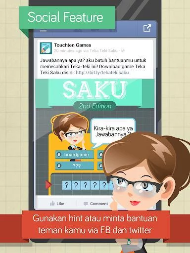 Изображение игры: Teka Teki Saku