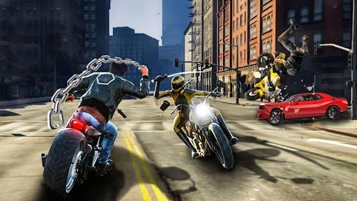 Изображение игры: Bike Attack Race: Highway Tricky Stunt Rider