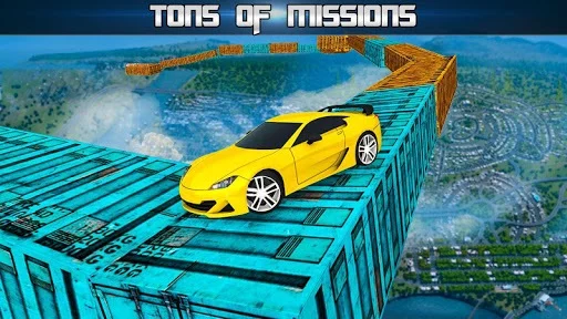 Изображение игры: Extreme Impossible Tracks Stunt Car Racing