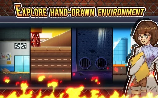 Изображение игры: Fist of Rage: 2D Battle Platformer