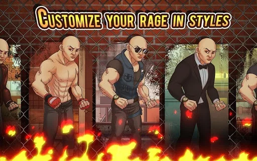 Изображение игры: Fist of Rage: 2D Battle Platformer
