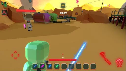 Изображение игры: Lightsword Robot Hero