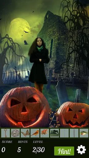 Изображение игры: Hidden Object Mystery: Happy Halloween