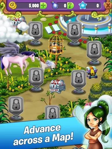 Изображение игры: Hidden Mahjong Unicorn Garden