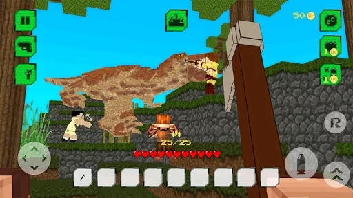 Изображение игры: The Hunt: Jurassic Craft World