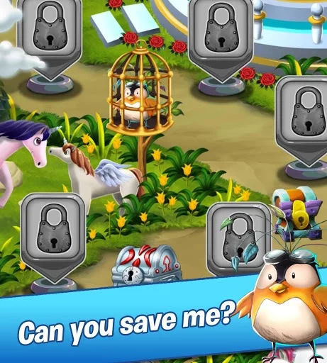 Изображение игры: Hidden Mahjong Unicorn Garden
