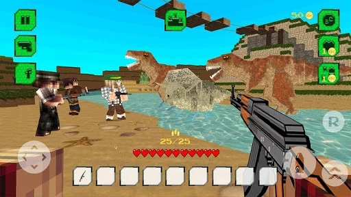 Изображение игры: The Hunt: Jurassic Craft World
