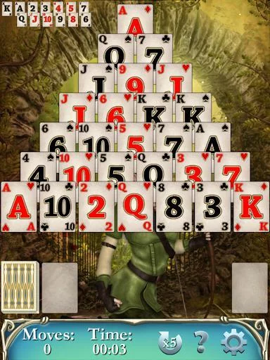 Изображение игры: Hidden Solitaire Elven Woods - Free Card Game