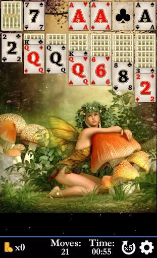 Изображение игры: Hidden Solitaire Elven Woods - Free Card Game