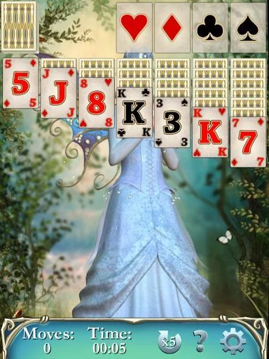 Изображение игры: Hidden Solitaire Elven Woods - Free Card Game