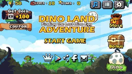 Изображение игры: DINO LAND ADVENTURE: Finding the Lost Dino Egg