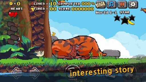 Изображение игры: DINO LAND ADVENTURE: Finding the Lost Dino Egg