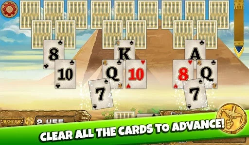 Изображение игры: 3 Pyramid Tripeaks Solitaire - Free Card Game