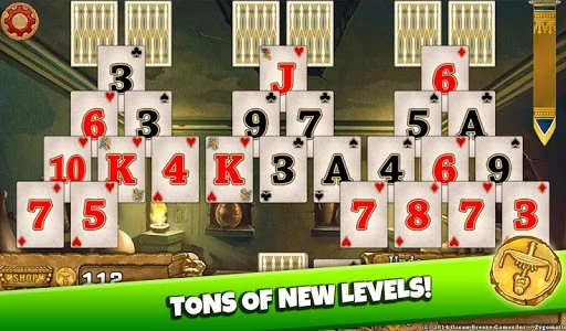 Изображение игры: 3 Pyramid Tripeaks Solitaire - Free Card Game