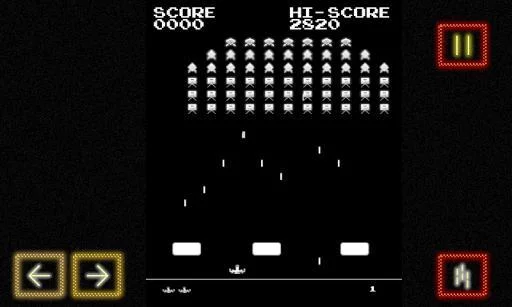 Изображение игры: Vector Invaders (Landscape Space Shooter)