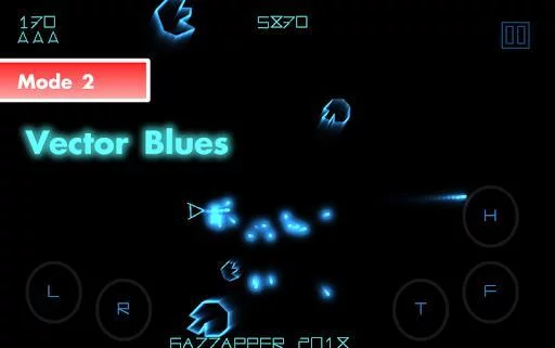 Изображение игры: Vectoids - Free Asteroids Space Shooter