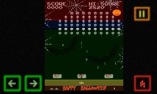 Изображение игры: Vector Invaders (Landscape Space Shooter)