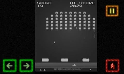 Изображение игры: Vector Invaders (Landscape Space Shooter)