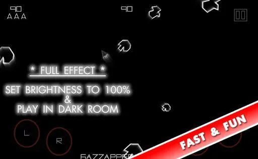 Изображение игры: Vectoids - Free Asteroids Space Shooter