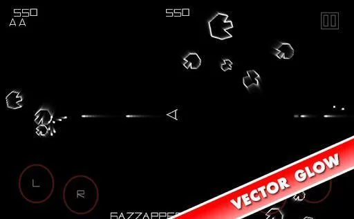 Изображение игры: Vectoids - Free Asteroids Space Shooter