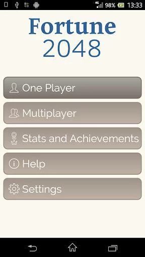 Изображение игры: Fortune 2048 - Arcade mode & Classic mode