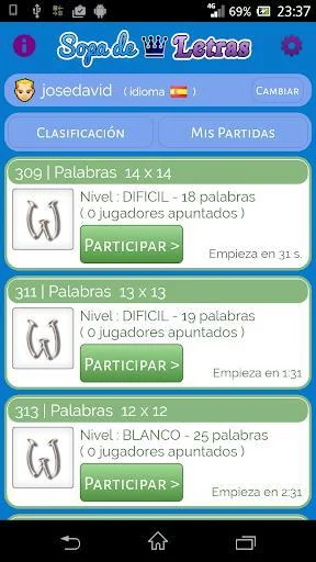 Изображение игры: Word Search Online