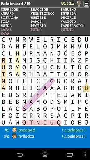Изображение игры: Word Search Online