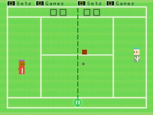 Изображение игры: WimblePong Tennis (Fun 2 Player 2D Tennis Game)