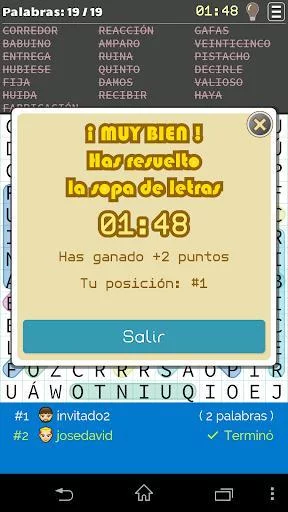 Изображение игры: Word Search Online