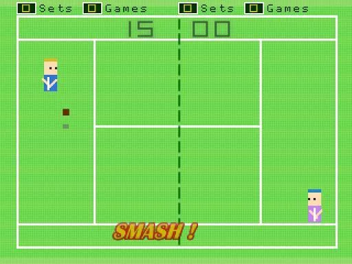 Изображение игры: WimblePong Tennis (Fun 2 Player 2D Tennis Game)