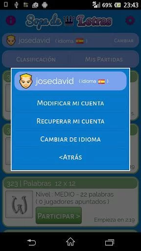 Изображение игры: Word Search Online