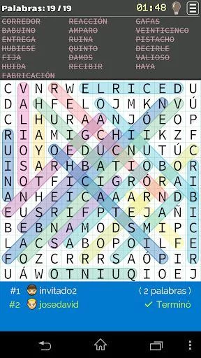 Изображение игры: Word Search Online