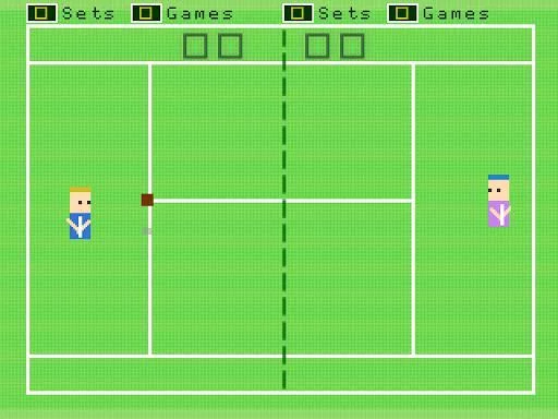Изображение игры: WimblePong Tennis (Fun 2 Player 2D Tennis Game)