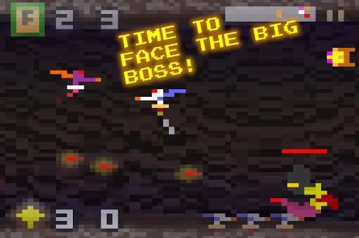 Изображение игры: Jetman Hero: Joust & Shoot
