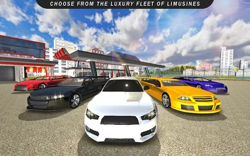 Изображение игры: Real Limo Taxi Driver