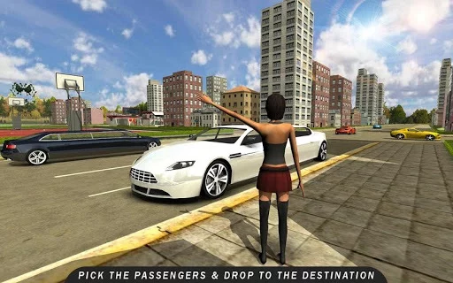 Изображение игры: Real Limo Taxi Driver