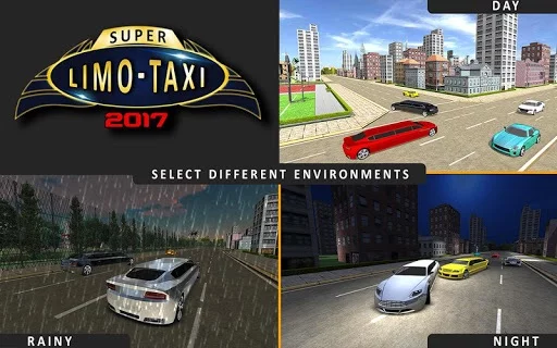 Изображение игры: Real Limo Taxi Driver