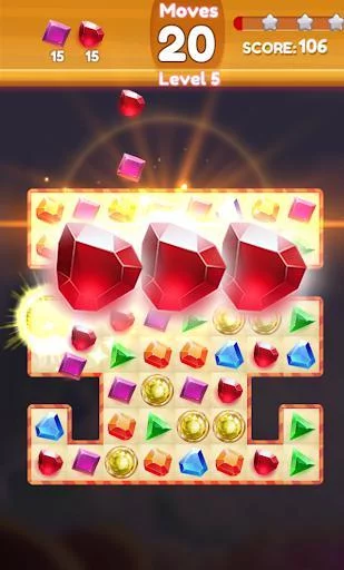 Изображение игры: Jewels Match: Match 3 Puzzle game