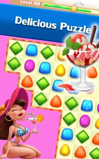 Изображение игры: Sun Candy: Match 3 puzzle game