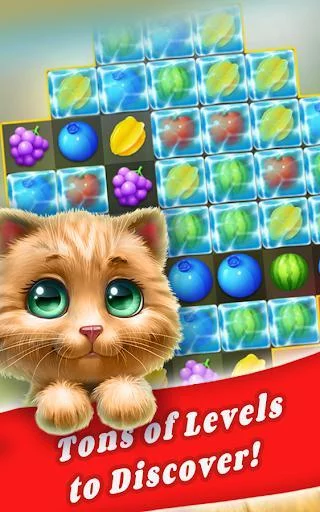 Изображение игры: Cat Match Story: Fruit City