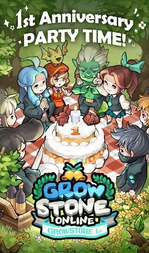 Изображение игры: Grow Stone Online: 2d pixel RPG, MMORPG game
