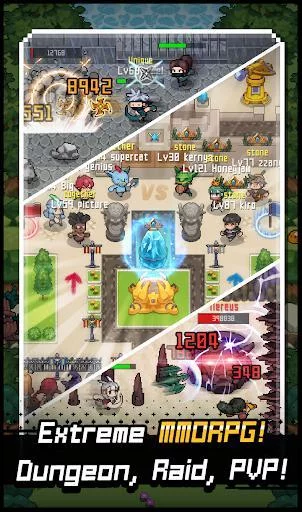 Изображение игры: Grow Stone Online: 2d pixel RPG, MMORPG game