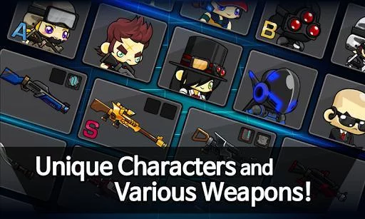 Изображение игры: LOSTGUNS: 2D pixel online Shooting game, PVP
