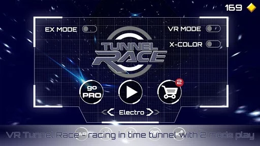 Изображение игры: VR Tunnel Race Free (2 modes)
