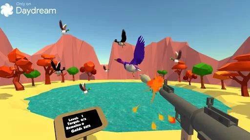 Изображение игры: VR Duck Hunting