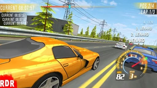Изображение игры: Traffic Racing Driver