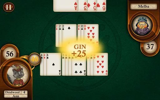 Изображение игры: Aces Gin Rummy Free