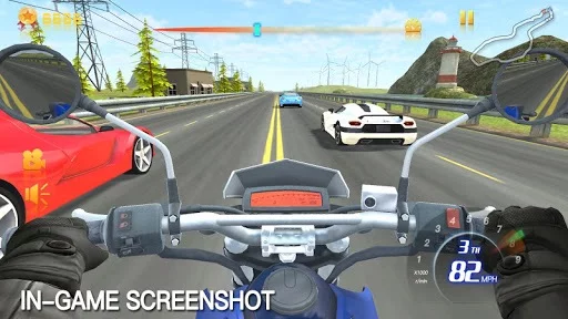 Изображение игры: Speed Moto Traffic