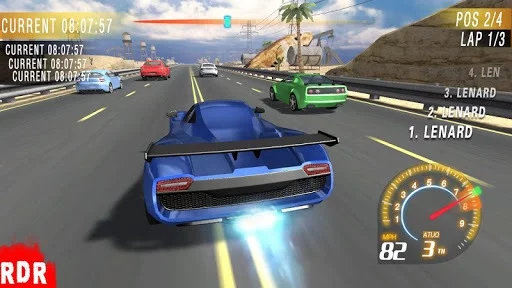 Изображение игры: Traffic Racing Driver