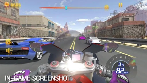 Изображение игры: Speed Moto Traffic